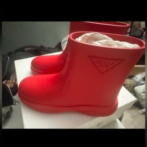 prada rain boots